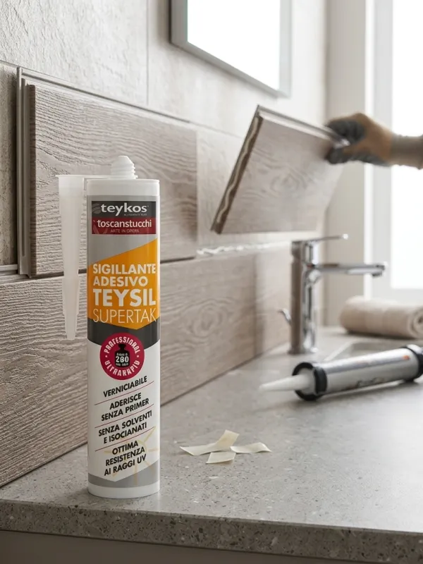 Sigillante adesivo Teysil Supertak PRO — 480 gr