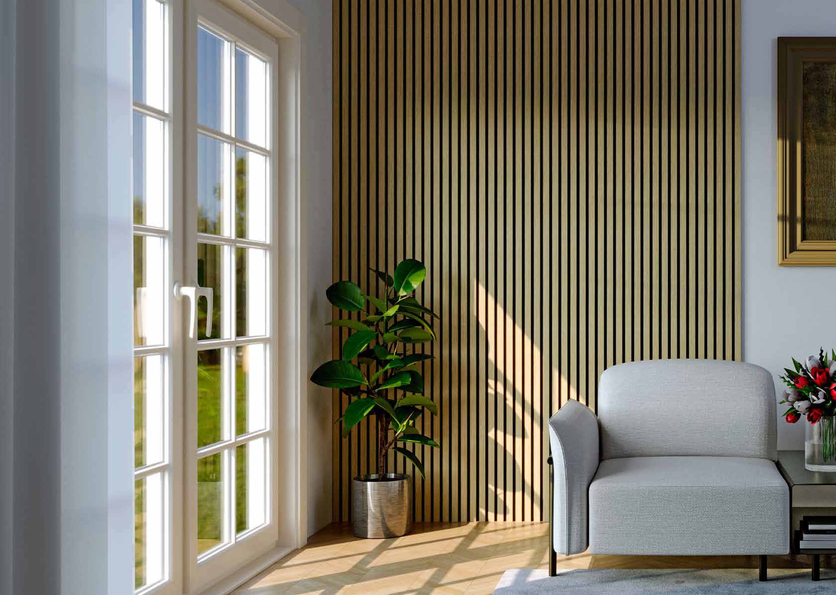 Pannelli fonoassorbenti decorativi per pareti